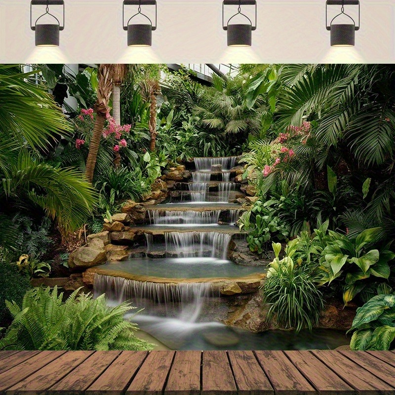 Waterfall Garden Tapestry Lush - Eye Mask Heated ulasan dan harga