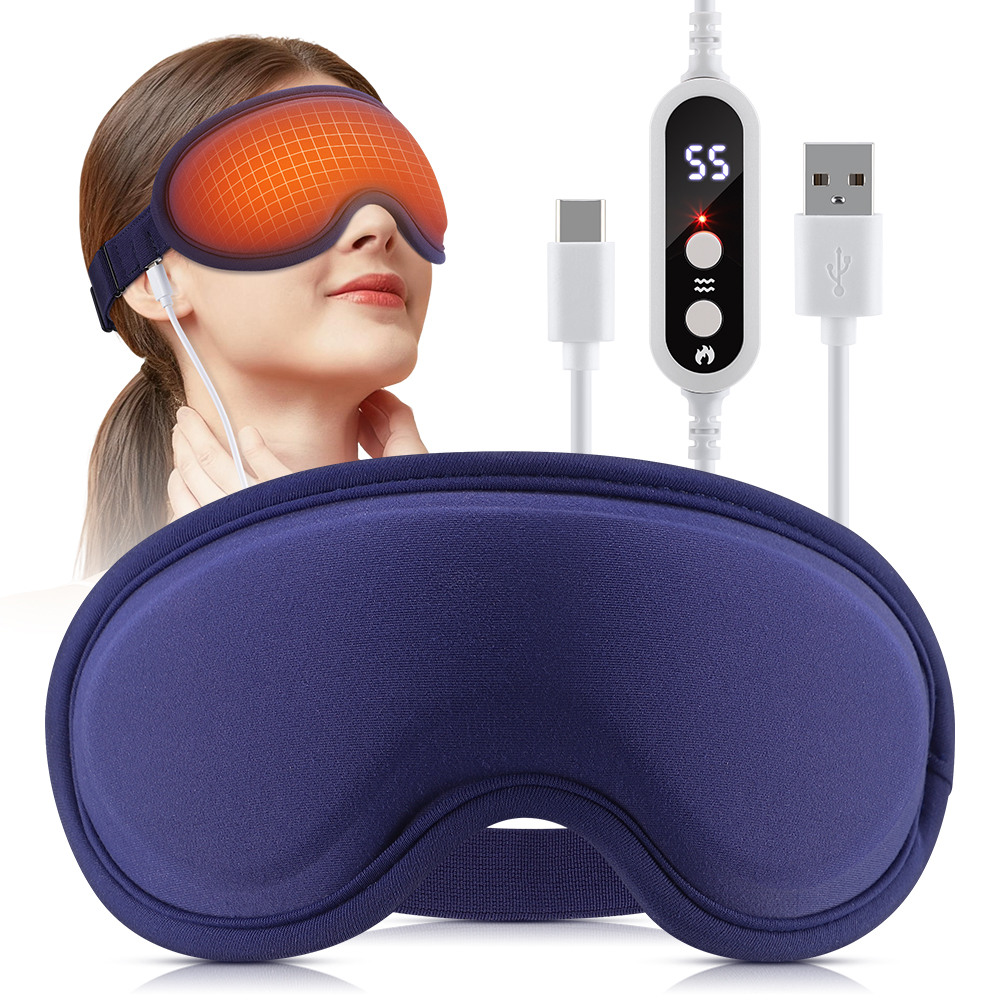 Hot Compress Eye Mask 6 Vibrat - Eye Mask Heated ulasan dan harga
