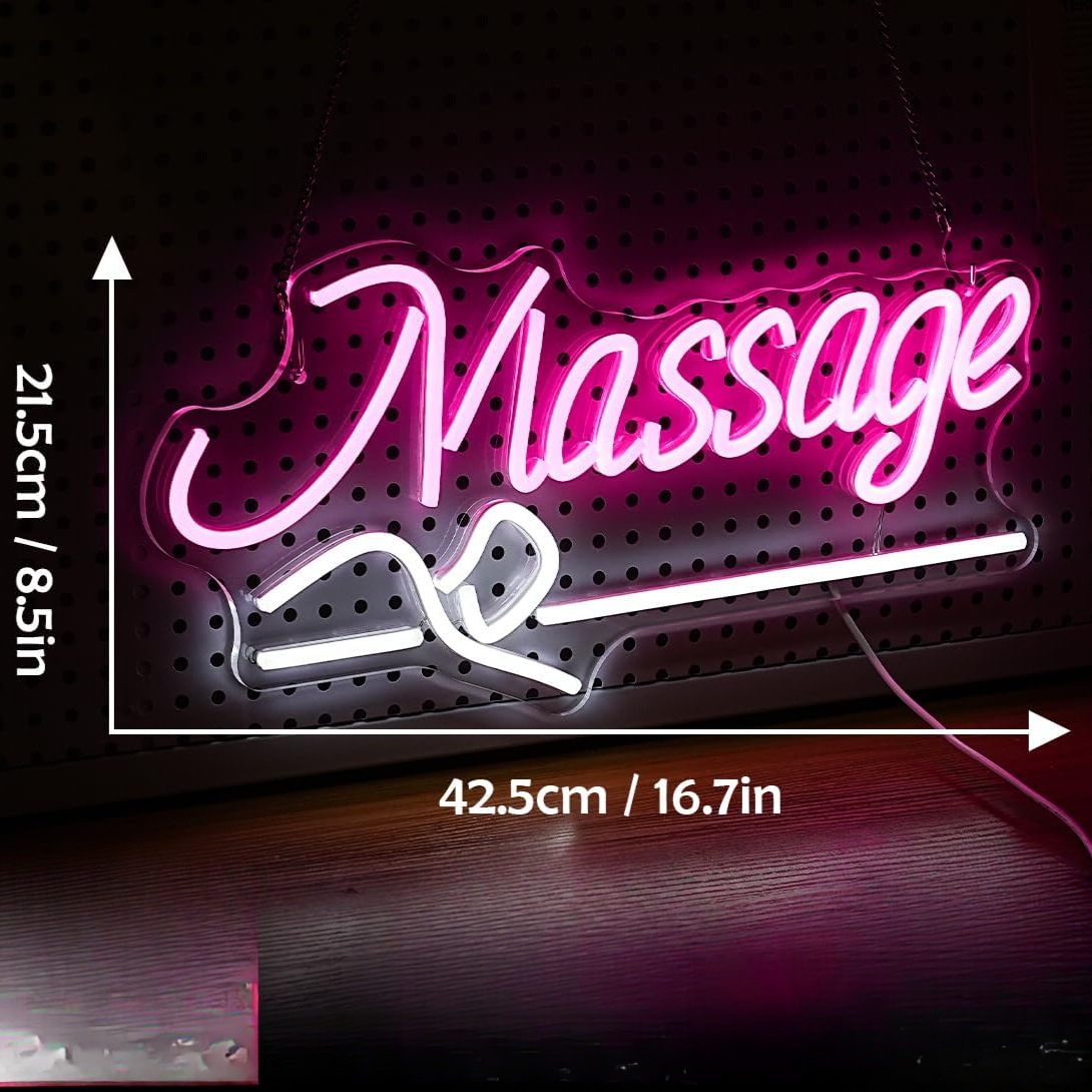 Massage Spa Open LED Neon Sign - Spa Wellness Center ulasan dan harga