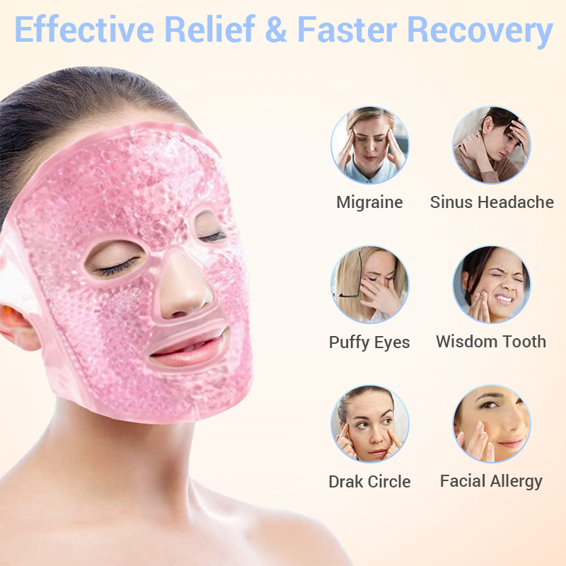 Ice Mask Cold Face Eye Mask Ic - Eye Mask Heated ulasan dan harga