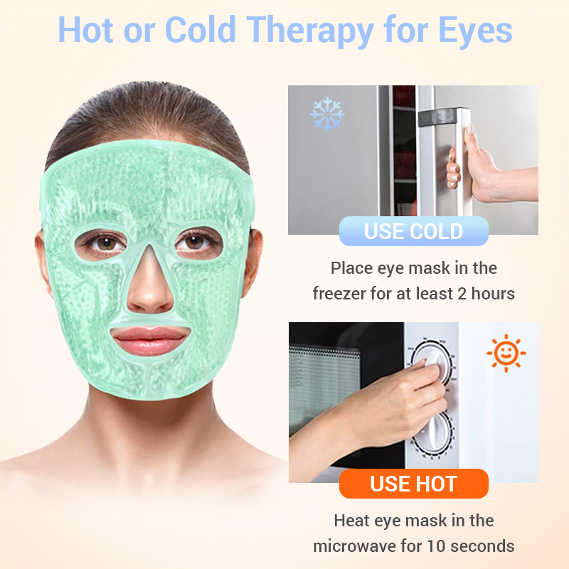 Ice Mask Cold Face Eye Mask Ic - Eye Mask Heated ulasan dan harga