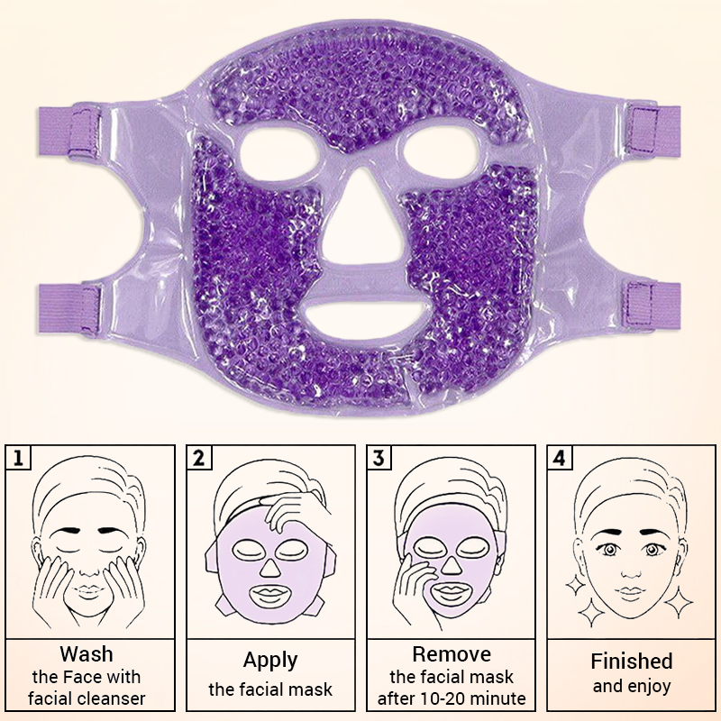 Ice Mask Cold Face Eye Mask Ic - Eye Mask Heated ulasan dan harga