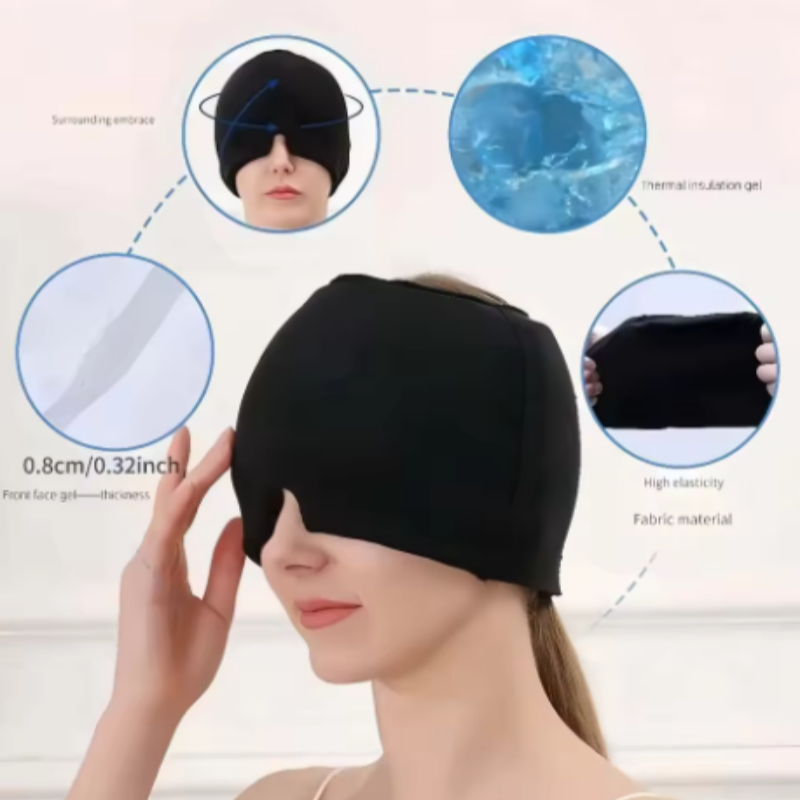 Wearable Hot Cold Therapy Head - Eye Mask Heated ulasan dan harga