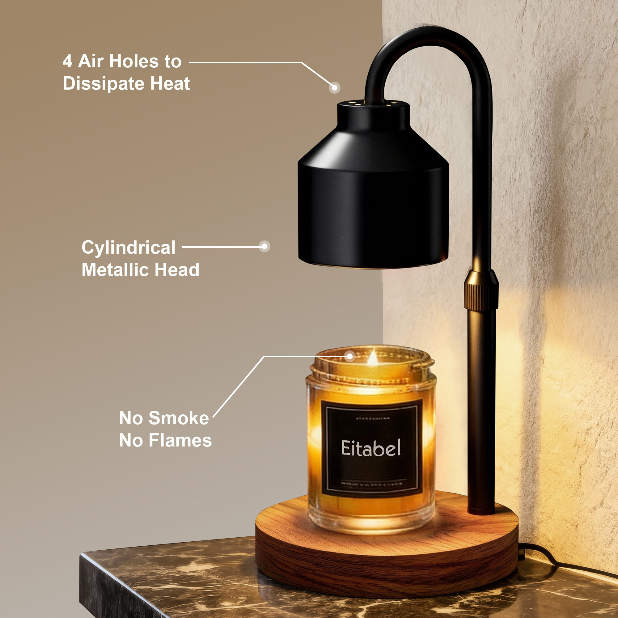 Atmospheric Wax Melting Lamp,  - Massage Candle Melting ulasan dan harga