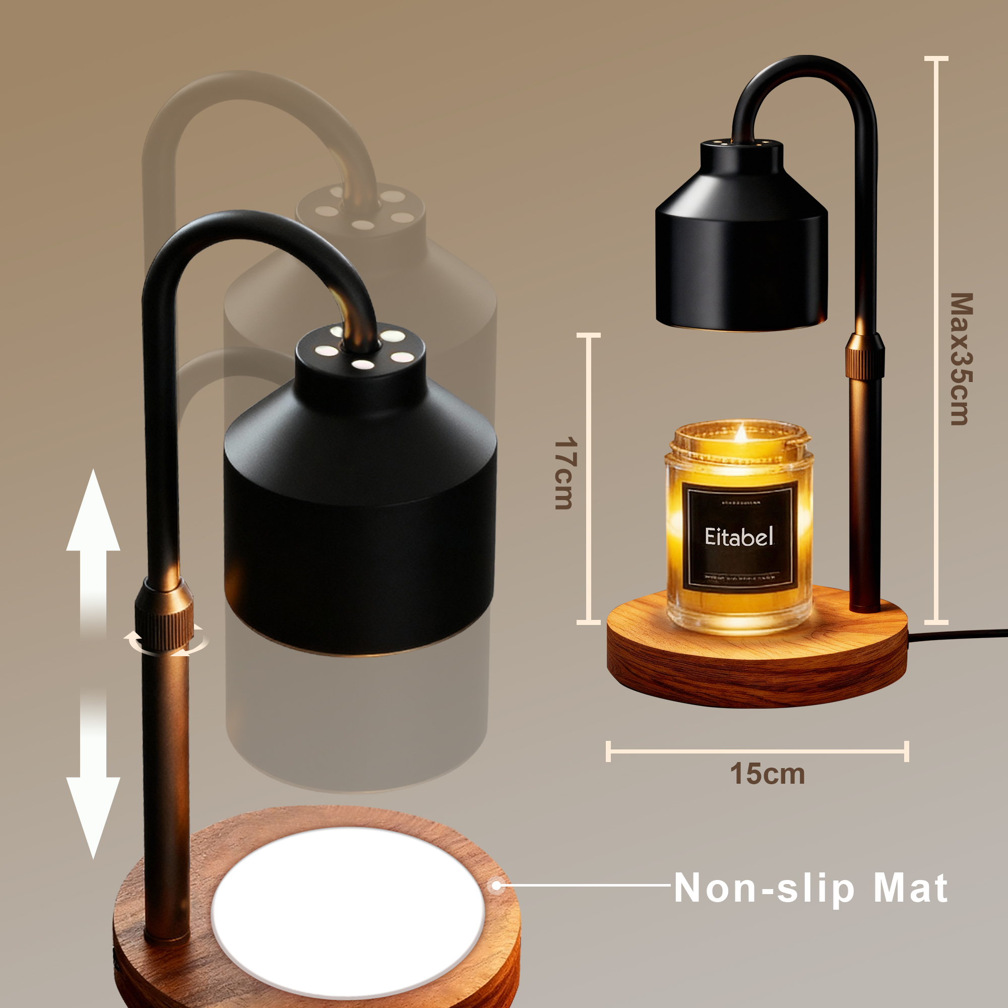 Atmospheric Wax Melting Lamp,  - Massage Candle Melting ulasan dan harga
