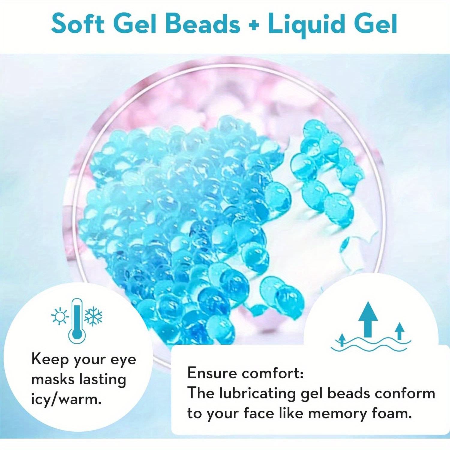 2Pcs/Set Gel Eye Mask Cooling  - Eye Mask Heated ulasan dan harga