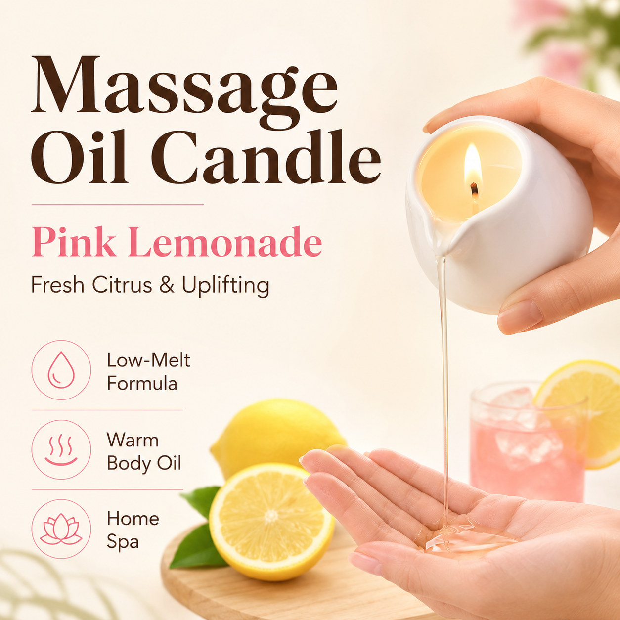 Ceramic Massage Oil Candle Pin - Massage Candle Melting ulasan dan harga