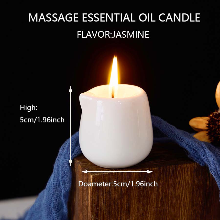 Ceramic Massage Oil Candle Jas - Massage Candle Melting ulasan dan harga