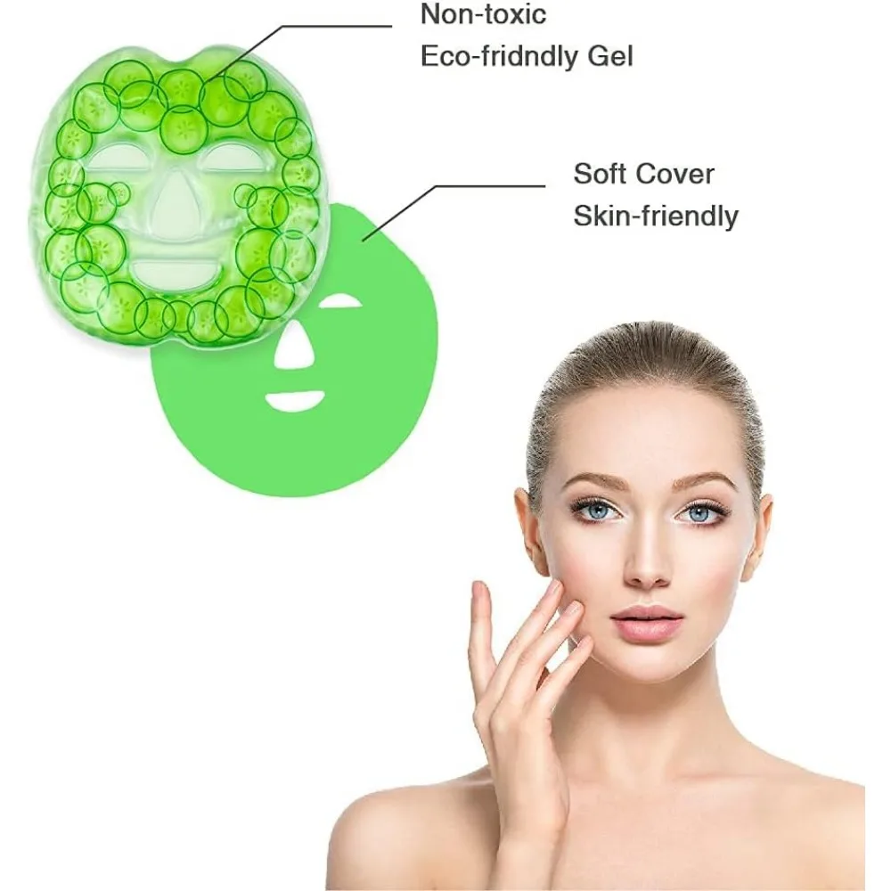 Face Ice Gel Pack with Wrap Re - Eye Mask Heated ulasan dan harga