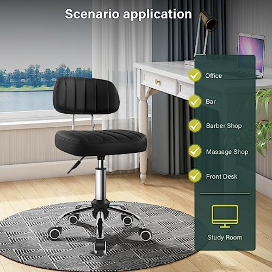 Square Swivel Stool with Wheel - Spa & Wellness Hotel Diamond Ustroń ulasan dan harga