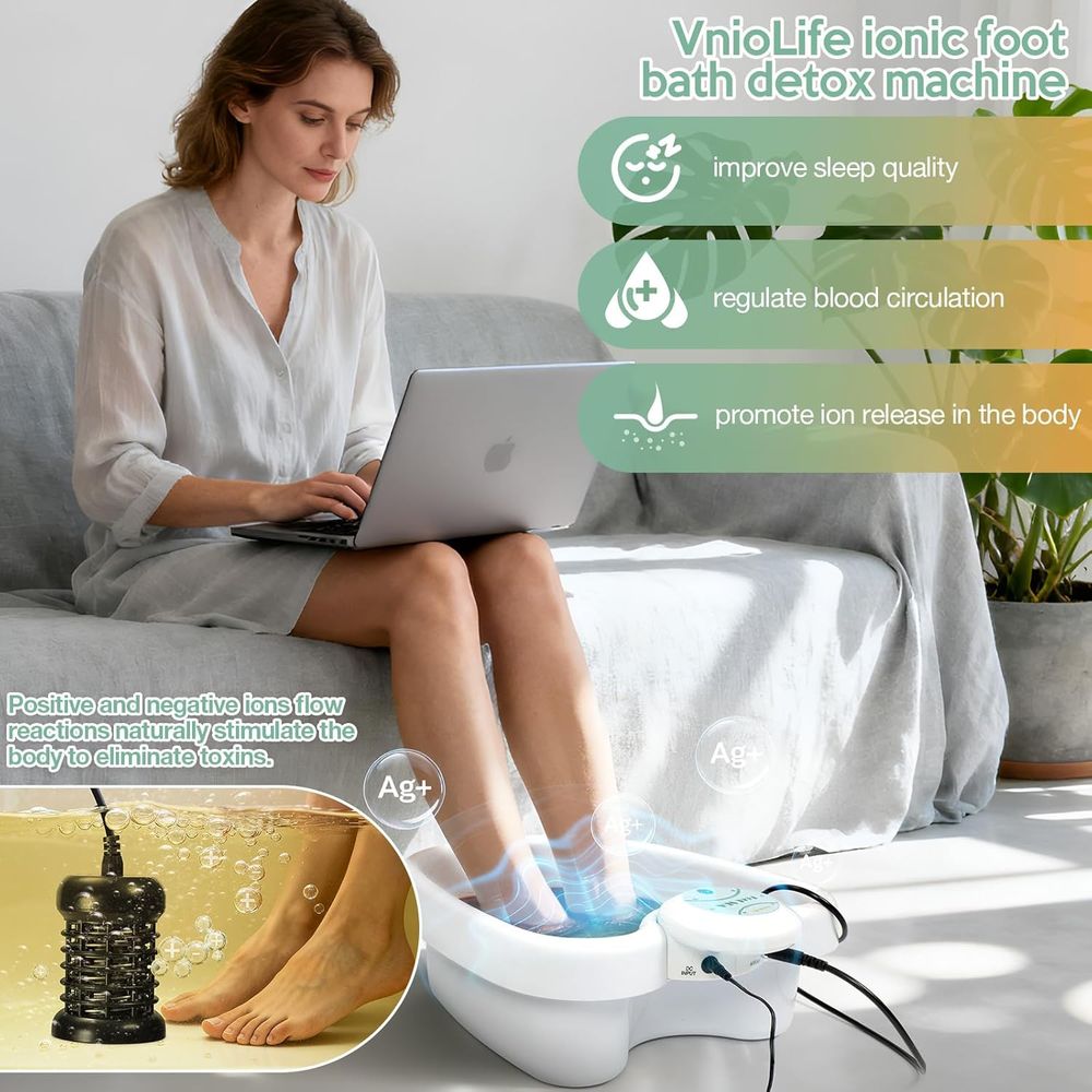Portable Ionic Foot Spa Detox  - Spa Wellness Beauty ulasan dan harga