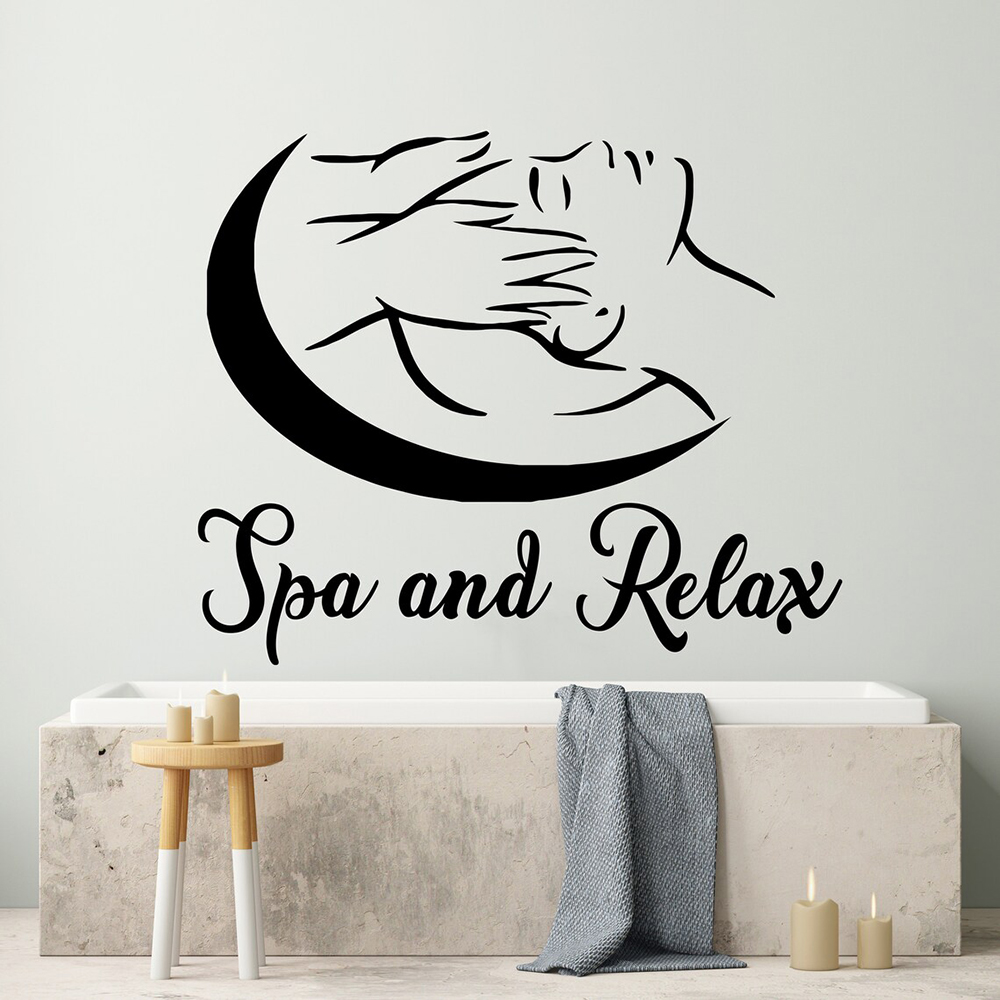 SPA Beauty Salon Wall Decals S - Spa Wellness Beauty ulasan dan harga