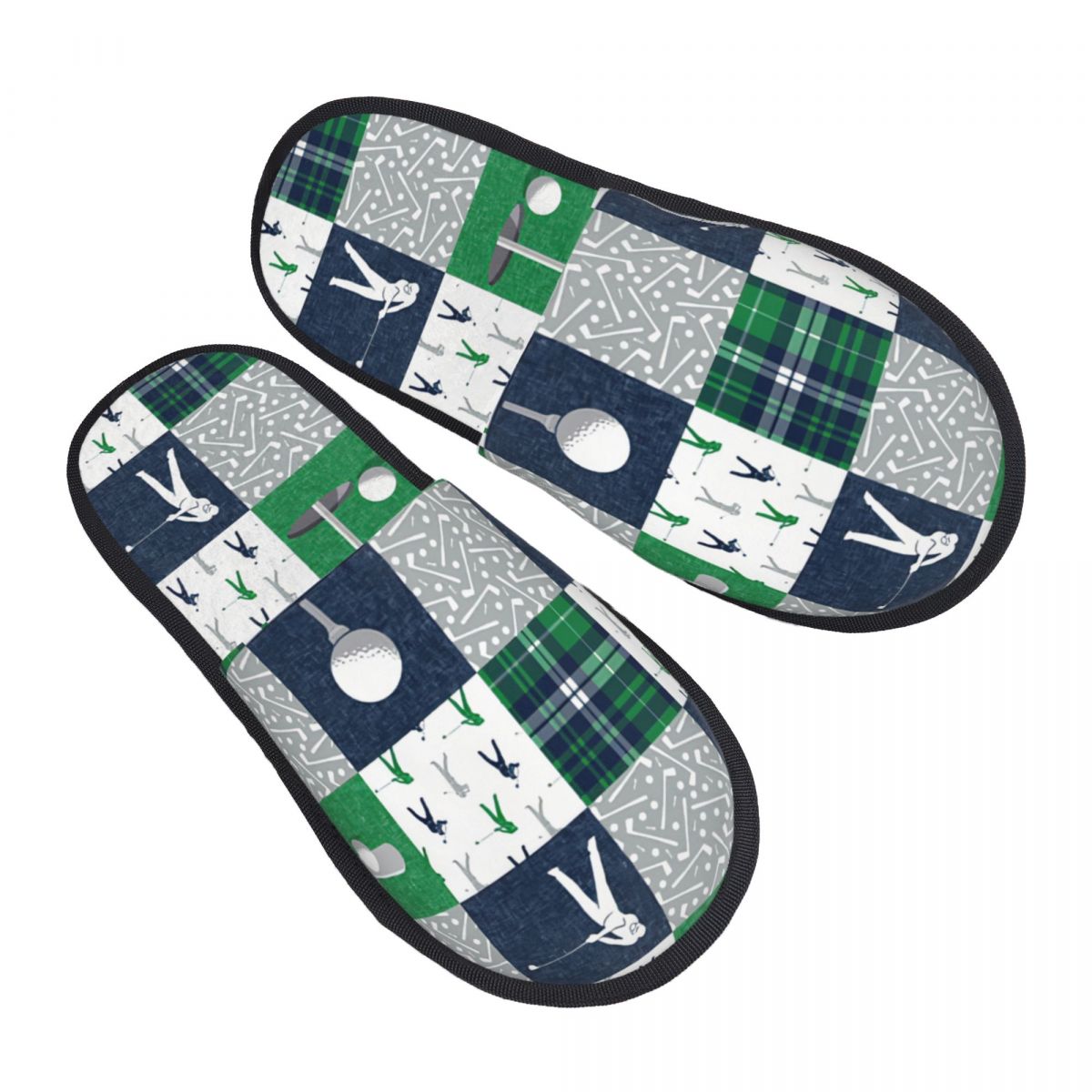 Golf Navy Plaid Guest Slippers - Spa & Wellness Hotel Olympia Mariánské Lázně ulasan dan harga