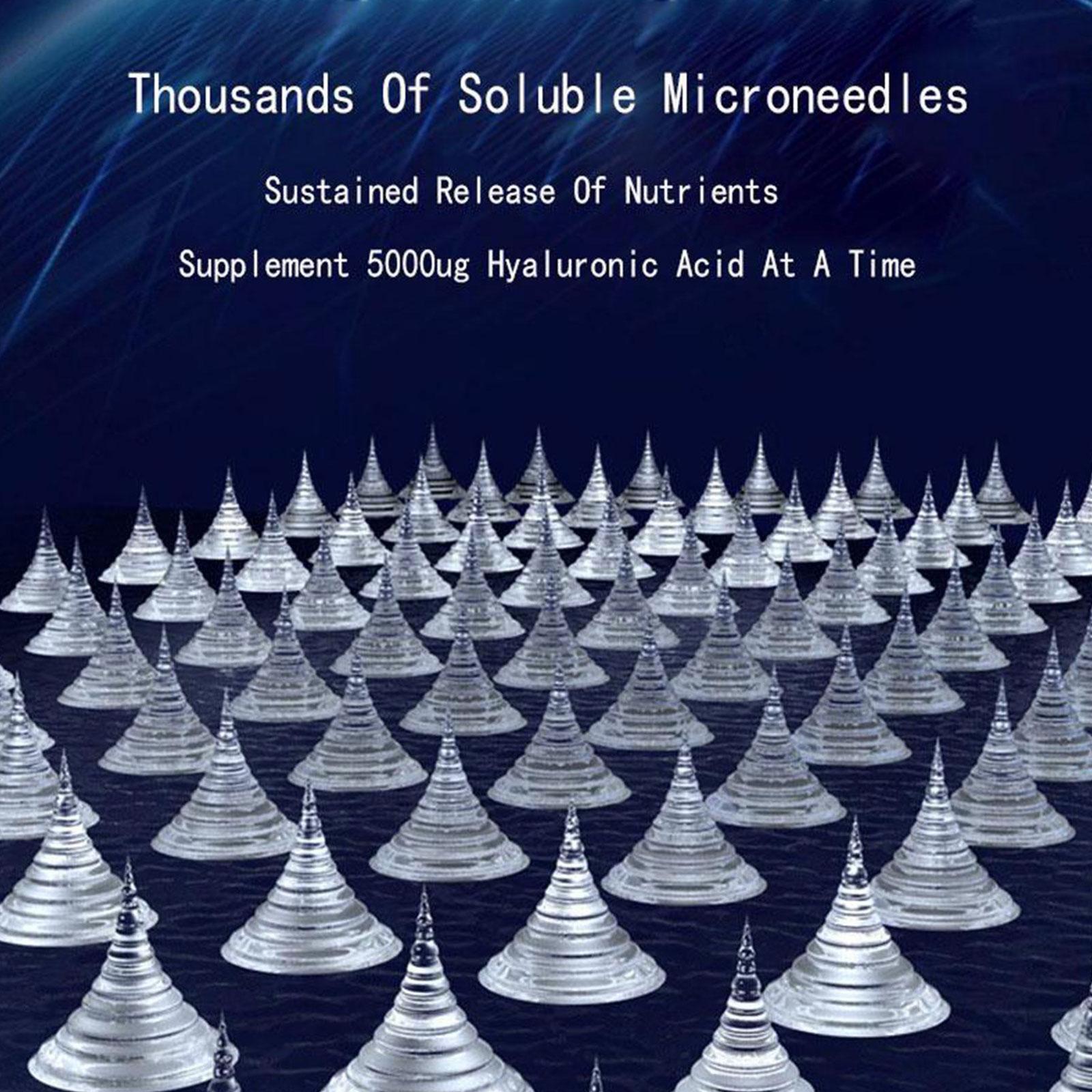 100 Pairs Hyaluronic Acid Micr - Microneedle Patch Eye ulasan dan harga