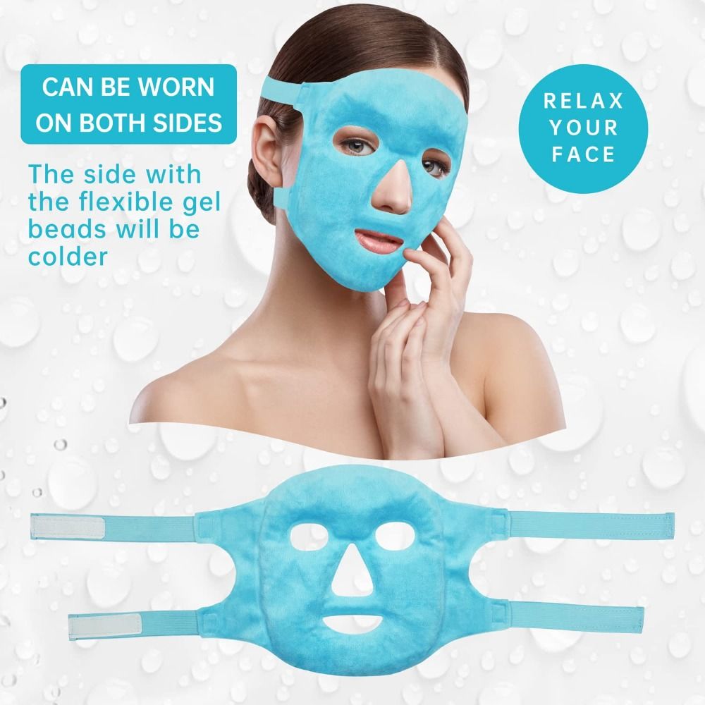 Relieve Fatigue Ice Gel Eye Fa - Eye Mask Heated ulasan dan harga
