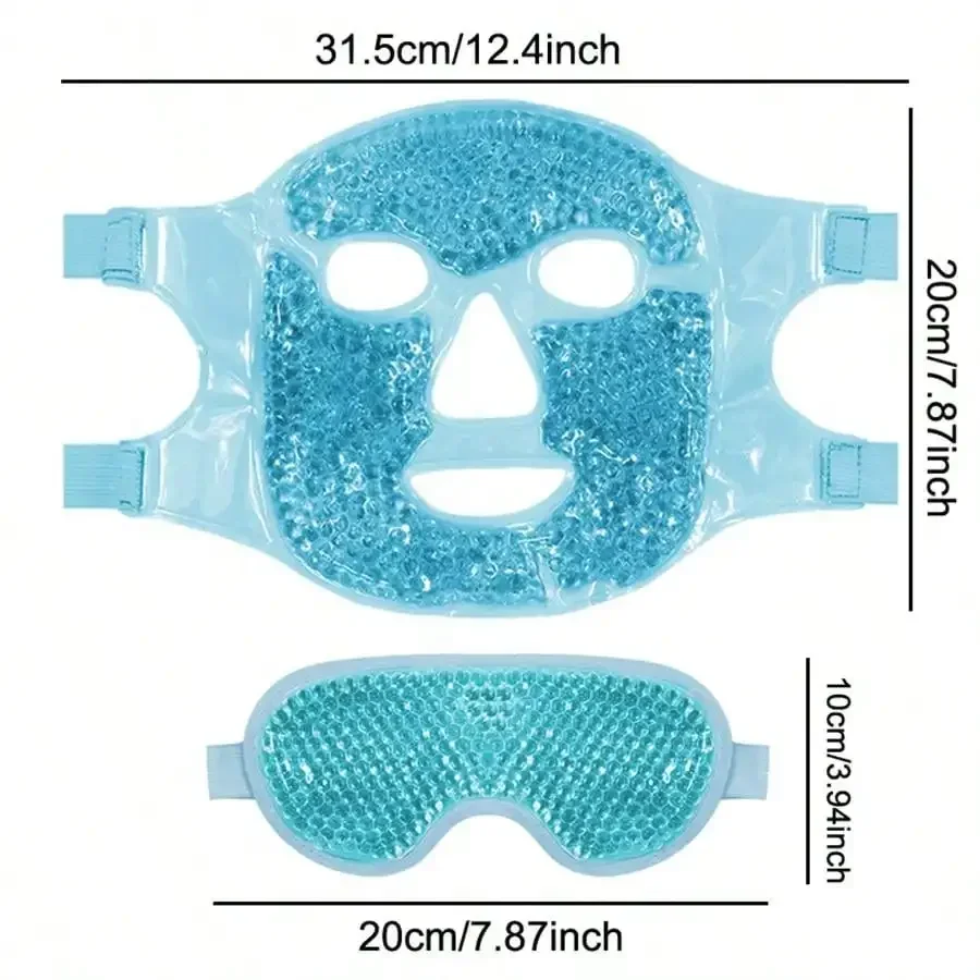 Gel Cooling Ice Face Eye Mask  - Eye Mask Heated ulasan dan harga