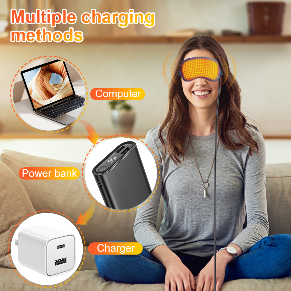 Electric Heating Eye Mask Infr - Eye Mask Heated ulasan dan harga