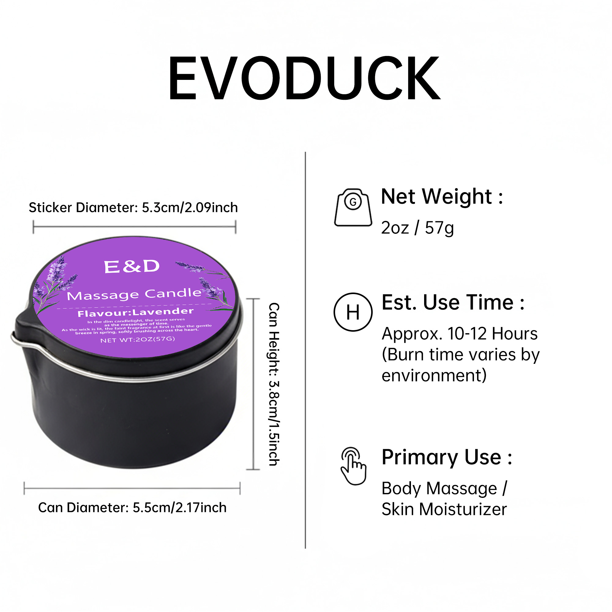Lavender Massage Oil Candle 2o - Massage Candle Melting ulasan dan harga