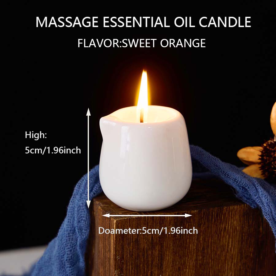 Ceramic Massage Oil Candle Ora - Massage Candle Melting ulasan dan harga