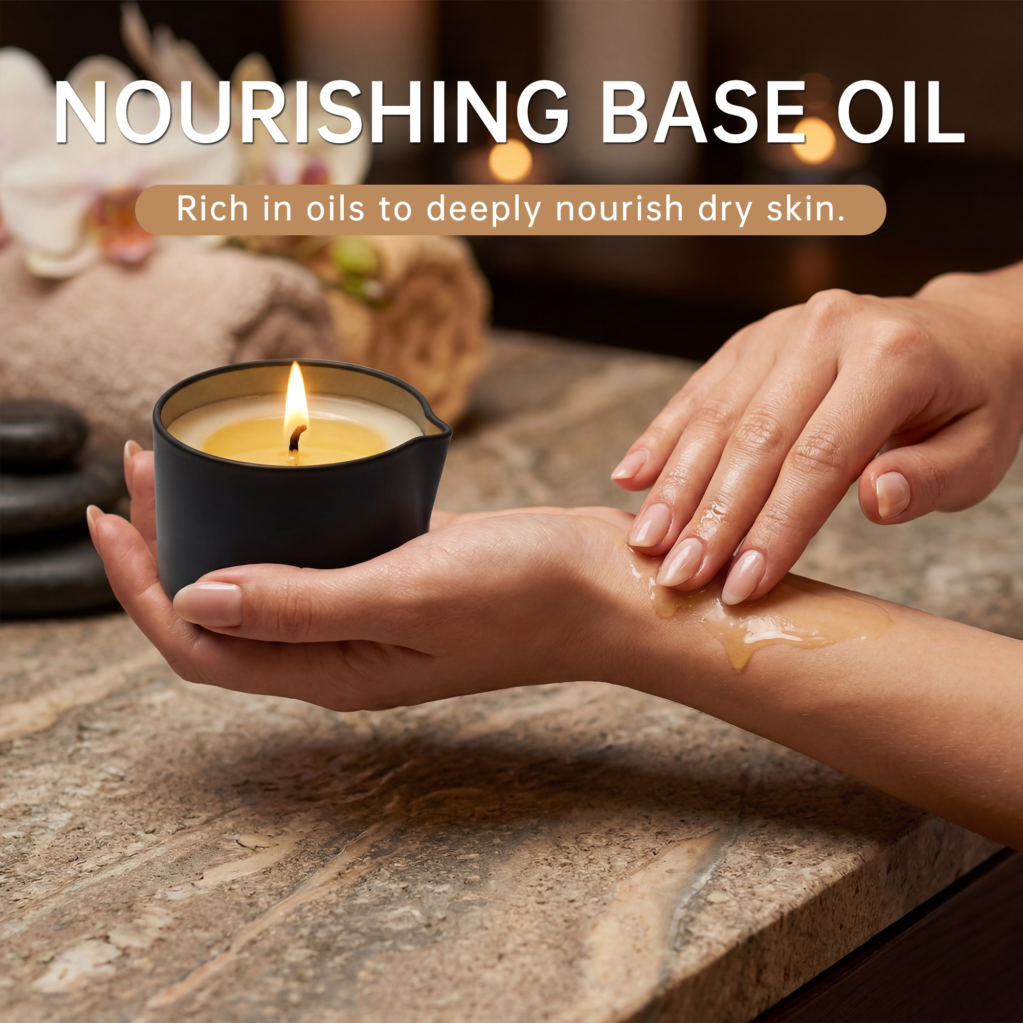 Jasmine Massage Oil Candle 2 o - Massage Candle Melting ulasan dan harga